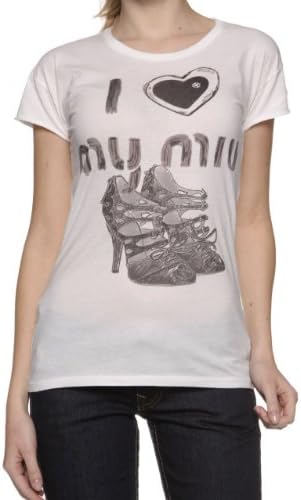 Magazzini del Este Graphic Tee I LOVE MY MIU, Color: Cream, Size: M