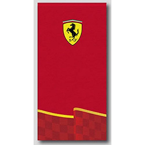 Preisvergleich Produktbild Ferrari Logo Red Beach / Bad Handtuch