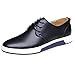 Produktbild Sannysis Casual Leder Herren Schuhe Business Halbschuhe Zum Schnürer Anzugschuhe Oxford Lederschuhe Wasserdicht Flache Schnürhalbschuhe Männer Größe 38-47