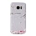 Produktbild Lonchee Samsung Galaxy S7 Hülle,Bunte Muster Weich TPU Handy Hülle Durchsichtig Transparent Etui Cover Case Protective Shell Soft Schutzhülle Telefon Kasten für Samsung Galaxy S7 – Pflaumenblüte