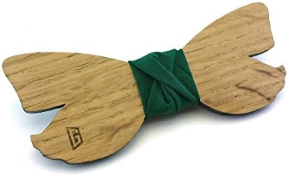 GIGETTO Woman's Wooden Bow Tie, Handmade, Wood Bowtie, Wedding, Party, Girl Fashion. Gift Box. Limited Edition "DREAMS"