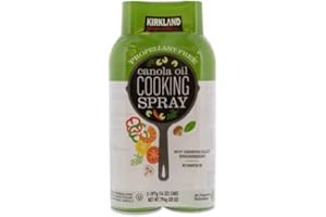 Kirkland Signature Canola Oil Cooking Spray Propellant Free - Pack of 2 x 397g