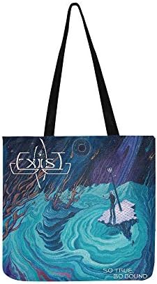 Exist So True So Bound Digital Cover X Canvas Tote Handbag Shoulder Bag Crossbody Bags Purses for Men and Women Shopping Tote