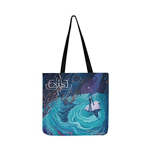 Exist So True So Bound Digital Cover X Canvas Tote Handbag Shoulder Bag Crossbody Bags Purses for Men and Women Shopping Tote