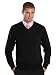 Produktbild Glattgestrickter Pullover mit V-Ausschnitt - Farbe: Black - Größe: 3XL