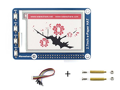 Tri-Color 2 7inch E-Ink Display Hat Resolution 264x176 3 3v E-Paper Electronic Screen Panel Three-Color with Embedded Controller SPI Interface for Raspberry Pi STM32 Arduino reviews Tri-Color 2 7inch E-Ink Display Hat Resolution 264x176 3 3v E-Paper Electronic Screen Panel Three-Color with Embedded Controller SPI Interface for Raspberry Pi STM32 Arduino
