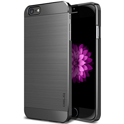 iPhone 6S Case, OBLIQ [Slim Meta][Titanium Space Gray] Premium Slim Fit Thin All-Around Shock Resistant Polycarbonate Metallic Finish Case for Apple iPhone 6S (2015) & iPhone 6 (2014)