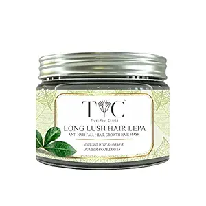 TYC Long lush Hair Lepa | Quantity - 350g (Pack of 1) | Organic Oil Hair Mask | Detangling, Nourishing, Hair Fall Control & Hair growth | Ayurvedic, Organic & Natural, Chemical free