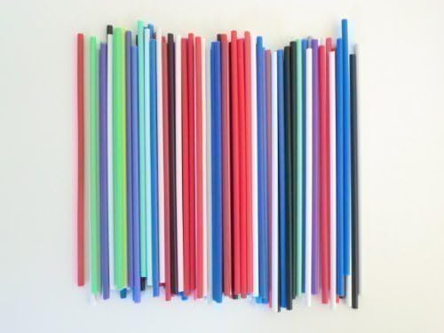 50 Mixed Colour Cake Pop Lollipop Lolly Sticks 190mm x 4.5mm (7.5 inch)
