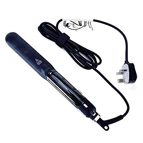 Professional Argon Oil Steam Flat Iron Hair Straightener  Ceramic Tourmaline Ionic Salon Steam Styler For Curly And Straight Hair With Glove