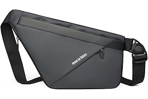 ZAICCI Zaino Monospalla Uomo Marsupio Tracolla Antifurto Impermeabile Borsa Petto Granded Capacità Estensibile Borsello Tracolla