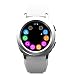 Produktbild JTWJ Armbanduhr des Stahlgürtelsilikongurtes intelligente Armbanduhr Erwachsene Art und Weise Sports Bluetooth-Anruf wasserdichtes Schwimmen (Farbe : Weiß)