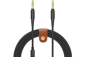 GEEKRIA QuickFit Audio Kabel Kompatibel mit Mixr Pro, Solo3.0, Solo2.0, Studio3, 3.5mm AUX Ersatz-Stereokabel für Kopfhörer mit Inline-Mikrofon und Lautstärkeregler (1.2m)