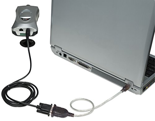 Manhattan USB – RS232 (Seriell) Konverter Konverter USB-Seriell USB – A / Stecker – DB9 / Stecker 0.45 m - 4