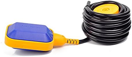 Elecall 16ft 5M Cable Water Level Controller Rectangular Float Switch AC 250V 15(9)A