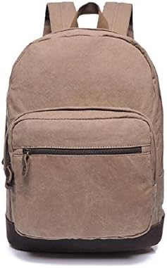 LF&amp;F Vintage Upscale Casual Shoulder Bag Canvas Men'S Backpack 21L Large Capacity Travel Sports Mount Ski Multifunction Luggage Storage Bag Daypacks C21L