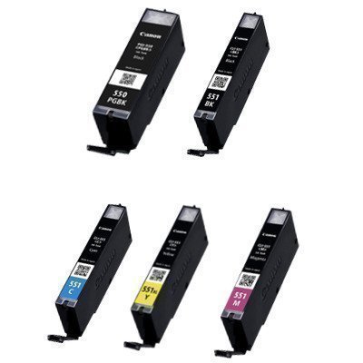 Druckerpatronen für CANON Pixma ip7250 MG5450 MG6350 (schwarz / photoschwarz / cyan / magenta / yellow)