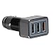 Produktbild Jintime Auto Adapter Ladegerät Triple USB Metall Buchse 3-Port Ladegerät für iphone8/Samsung Galaxy S5/Ipad (Black)