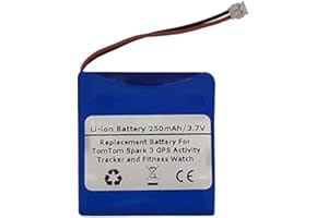 STARNOVO 3.7V 250mAh Replacement Battery For TomTom Spark 3 GPS Activity Tracker, Fitness Watch, PP332727