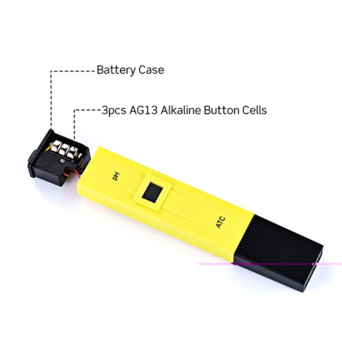 TopElek Digital PH Meter Messgerät & TDS Meter Set, 3-in-1 Wasserqualität Prüfgerät TDS und Temperaturmessgerät + Digital PH Meter Hohe Genauigkeit PH Pen Tester mit ATC Für Aquarien, Schwimmbäder - 6