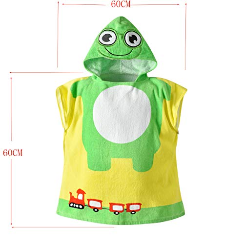 Preisvergleich Produktbild LRQY Kapuzenhandtücher Babys Weich Bademäntel,säugling Karikatur Decke, Baumwolle Warm Trocken, Zum 0-6 Jahre Baby Dusche Strand Schwimmen, 60 X 60 cm (24 X 24 Zoll)