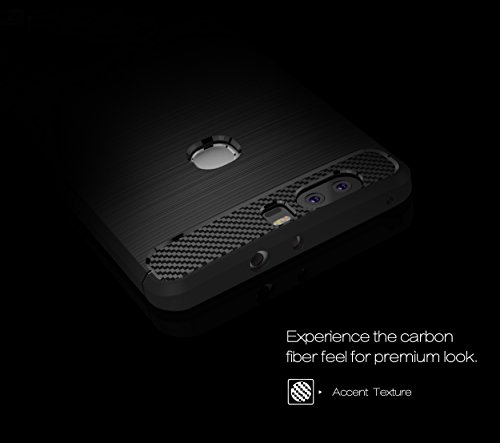 Honor 8 HÃ¼lle, IVSO Ultra Slim Silikon RÃ¼ckseite SchutzhÃ¼lle fÃ¼r Honor 8 Smartphone (13,2 cm (5,2 Zoll) ,Slim Schwarz