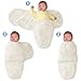 Kiddopotamus SwaddleMe Microfleece, Large, Ivory