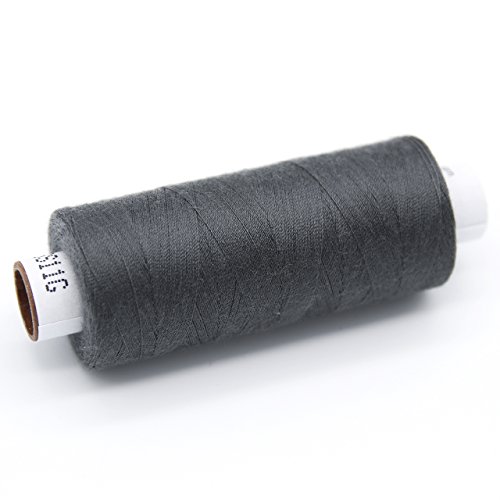 Universal-Nähgarn Troja, 500 m, 100% Polyester, dunkelgrau