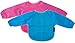 Mum2Mum 6-18 Months Sleeved Wonder Bib Multipack in Cerise/Teal