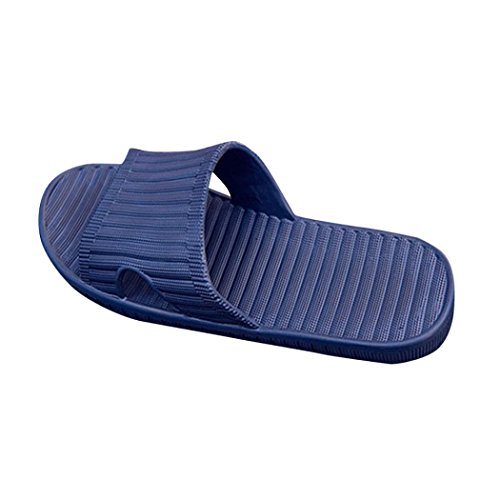 Preisvergleich Produktbild Badelatschen Herren Badepantoletten Freizeitlatschen Badeschuhe Sommer Indoor Hausschuh Sommer Hausschuhe Strandschuhe Outdoorschuhe Strandschuhe Erwachsene Hausschuh Badelatschen LMMVP (43, Marine)