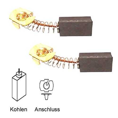 ULFATEC ® Kohlebürsten Motorkohlen für CMI Euromate C-WS 2000-230 B - 6x13x19 mm (2009)