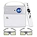 Produktbild XGIMI CC Aurora Mini 3D DLP Projektor, integrierter JBL Lautsprecher und 20000 mAh Akku, Native 720p Unterstützung 1080P 4K + DLP Link Active 3D-Brille