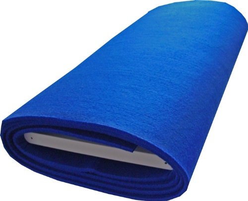 Bastelfilz Taschenfilz Meterware blau