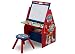 Produktbild Paw Patrol 3 in 1 Holz Schreibtisch mit Hocker + Maltafel + Spielzeugregal + Spielzeugkiste Tisch Sitzgruppe Stuhl Tafel Regal Organzier (Paw Patrol)