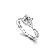 925 Sterling Silver Swarovski Elements Crystal Adorn Fashion Jewellery Solitaire Ring For Girls And Women RS.1199.00