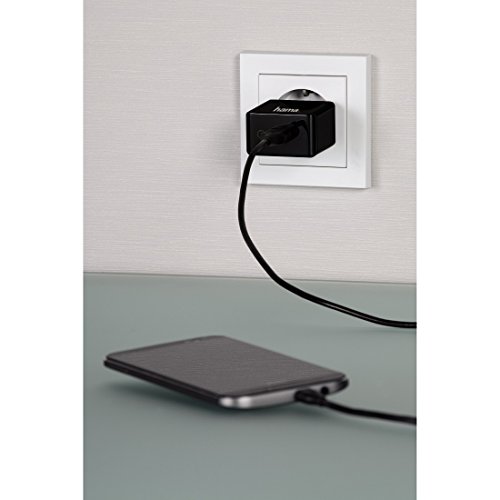 Hama Qualcomm Quick Charge 2.0 Ladegerät (Turbo-Ladefunktion, Micro-USB-Kabel geeignet für Smartphone, Handy, Tablet) schwarz - 3