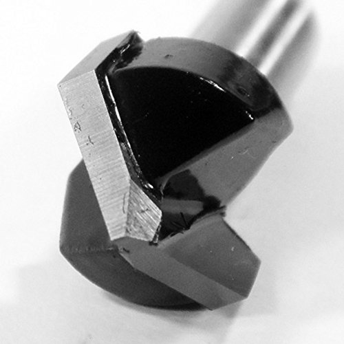 HM V – Nutfräser Holzfräser Fräser Nuter 90° D 16 mm Schaft 8 mm – RP-V - 3