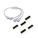 Produktbild LEDMOMO 4 Pins 4-Way Splitter Anschlusskabel für RGB LED Streifen 3528 5050