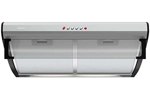 TEKA Campana Extractora Integrada 60 cm - 1 Motor - 3 Velocidades, 2 Lámparas LED - Recirculación - Frente Soft Anti Huella - Color Acero Inoxidable - C 6310