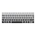 Produktbild TwoL Français Clavier Coque de Protection / Couverture AZERTY pour MacBook Pro 13 15 2016 2017 avec Touch Bar A1706 A1707 Silicone Skin (Dégradé Gris)