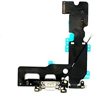 Brand New USB Charging Port Connector Ribbon Flex Cable for iPhone (iPhone 7 Plus, White)