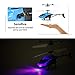 Produktbild JullyeleDEgant D715 Fliegende Mini Infrarot Induktion RC Hubschrauber Drohne Fernbedienung Flugzeug mit LED Blinklicht für Kinder Spielzeug Geschenk