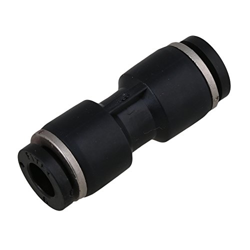 BQLZR 10x Gerade Kunststoff Einrastend Pneumatik Luftschnellkupplungen Armaturen 6mm - 5