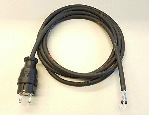 Power cable device connection cable extension H07RN-F 3 x 1.5 25 m Black