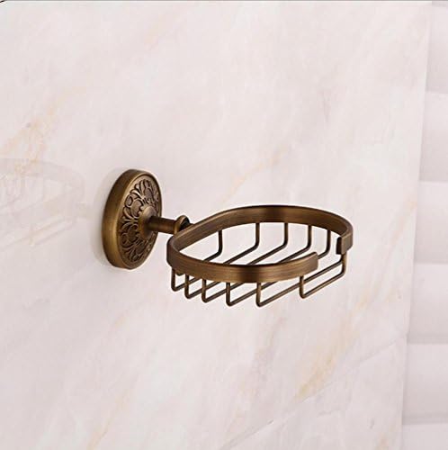 YANXH Vintage Wall Mounted Brass Soap Net Soap Holder for Bathroom Washroom Bath Accessories