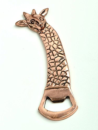 Preisvergleich Produktbild HHH Designs Kupfer Giraffe Flaschenöffner