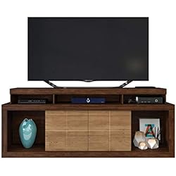 Caemmum Meuble TV 70 Pouces Maxi Wengé et Chêne