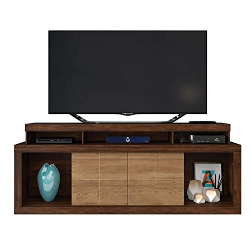 Caemmum Meuble TV 70 Pouces Maxi Wengé et Chêne