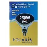 250w ES E27 Screw in Infrared Heat Bulb Lamp Ruby Red Hard Glass