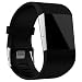 Produktbild Ersatzarmband für Fitbit Surge Fitnessuhr von Yuyoug, langes Ersatzarmband aus Silikon, verstellbar, mit Schnallenverschluss, inklusive Werkzeugsatz (3-teilig) mehrfarbig Schwarz